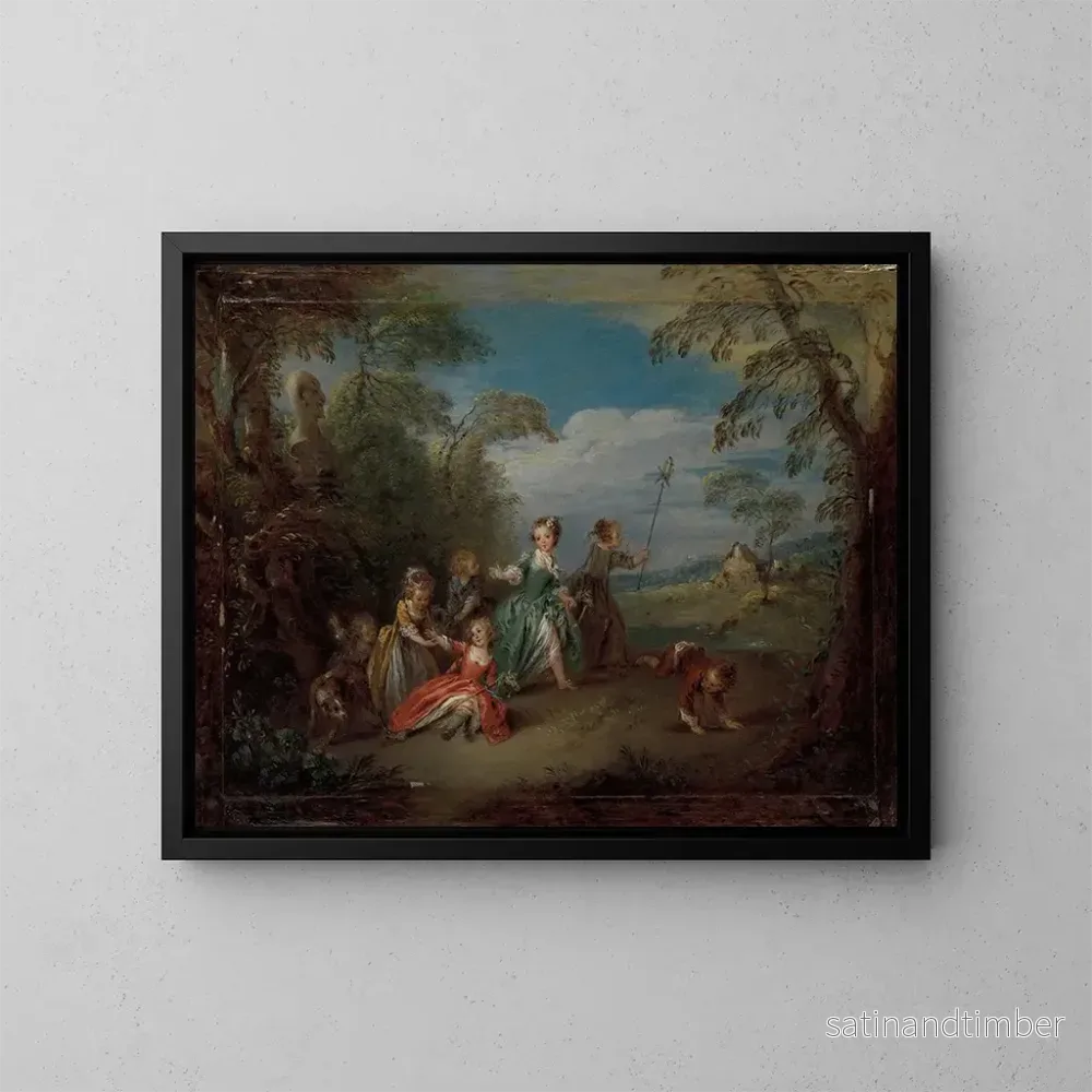 Reproduktion av målningen L'Âge d'or - Jean-Baptiste Pater