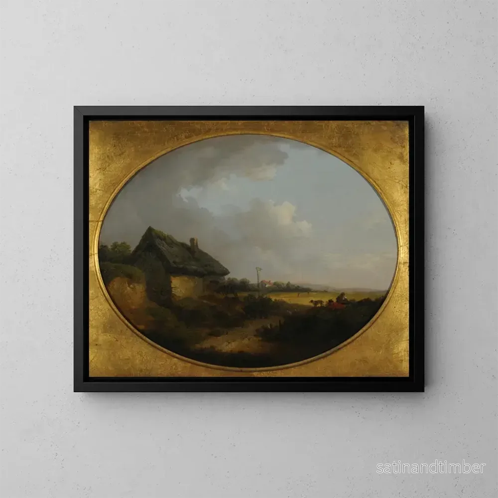 Reproduktion av målningen Landskap - George Morland