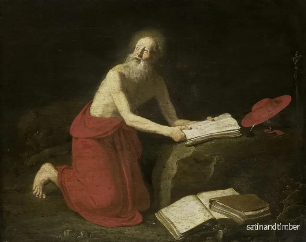 Reproduktion av målningen Saint Jérôme - Gerrit de Haen - Bild 2