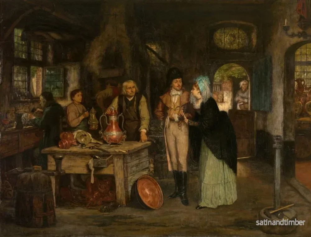 Reproduktion av målningen L'atelier de Geert de Winter - Willem Linnig - Bild 2