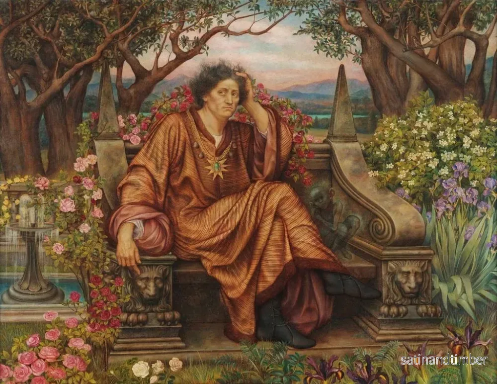 Reproduktion av målningen En själ i helvetet - Evelyn De Morgan - Bild 2