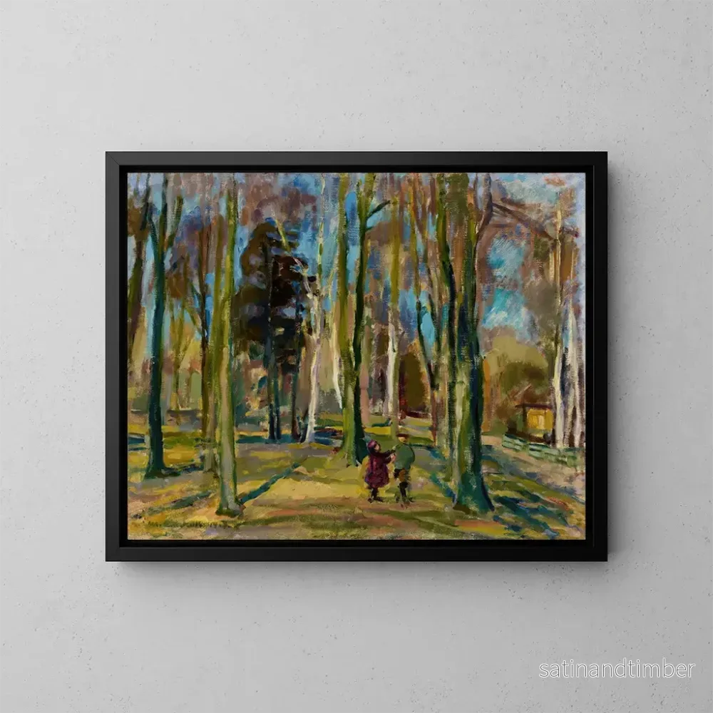 Reproduktion av målningen Vue depuis Kaivopuisto – Magnus Enckell Reproduktion av målningen Vue depuis Kaivopuisto – Magnus Enckell