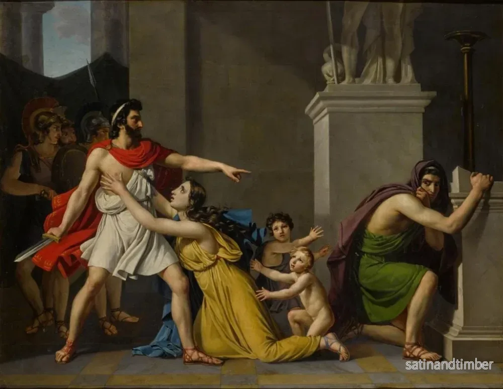 Reproduktion av målningen Pyrrhus och Polites - Pierre-Narcisse Guérin - Bild 2