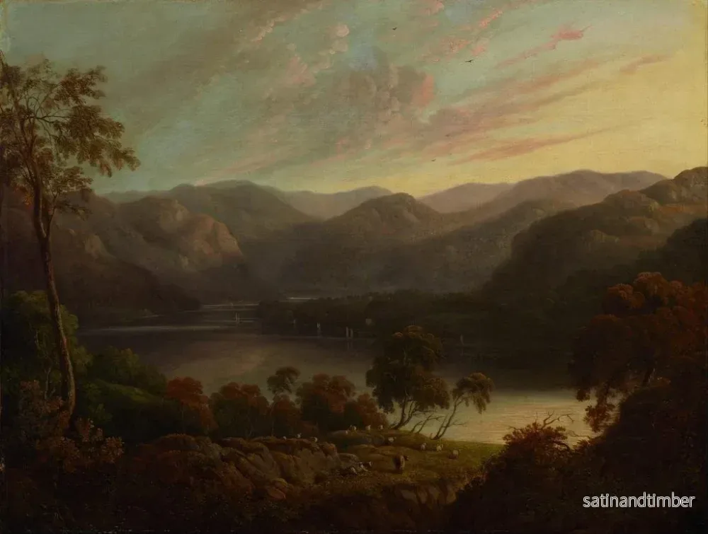 Reproduktion av målningen Vue de paysage dans le Cumberland - John Glover - Bild 2