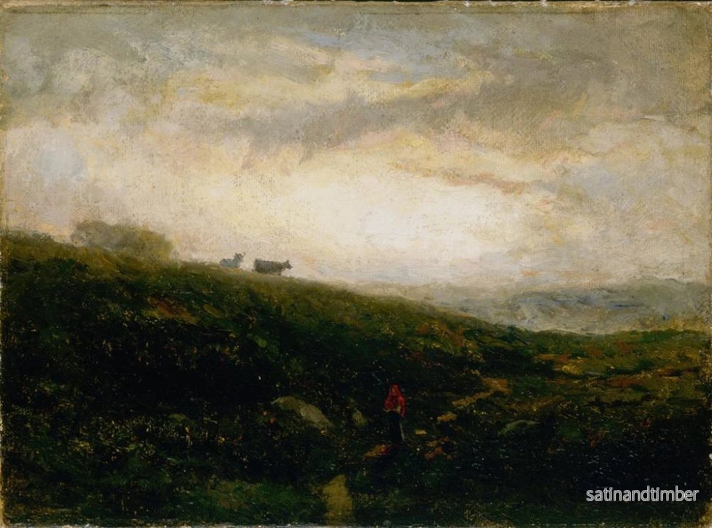 Reproduktion av målningen av Oidentifierade kor nedför kullen - Edward Mitchell Bannister - Bild 2