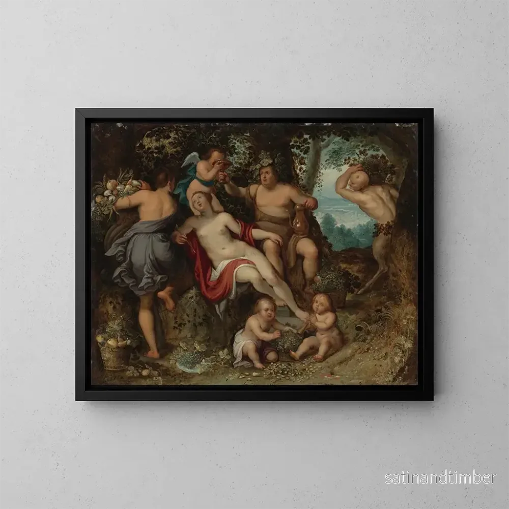 Reproduktion av målningen Utan Cérès och Bacchus, Venus kommer att darra - Pieter van Avont