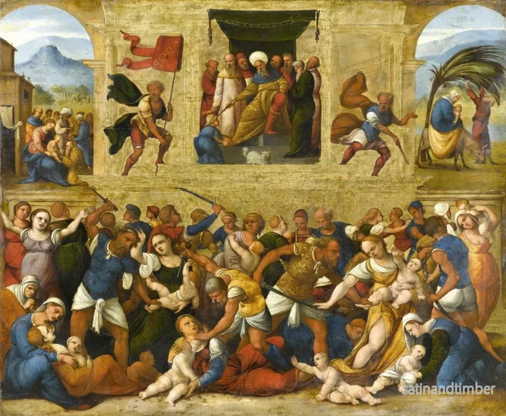 Reproduktion av målningen Massacre des Innocents - Ludovico Mazzolino - Bild 2