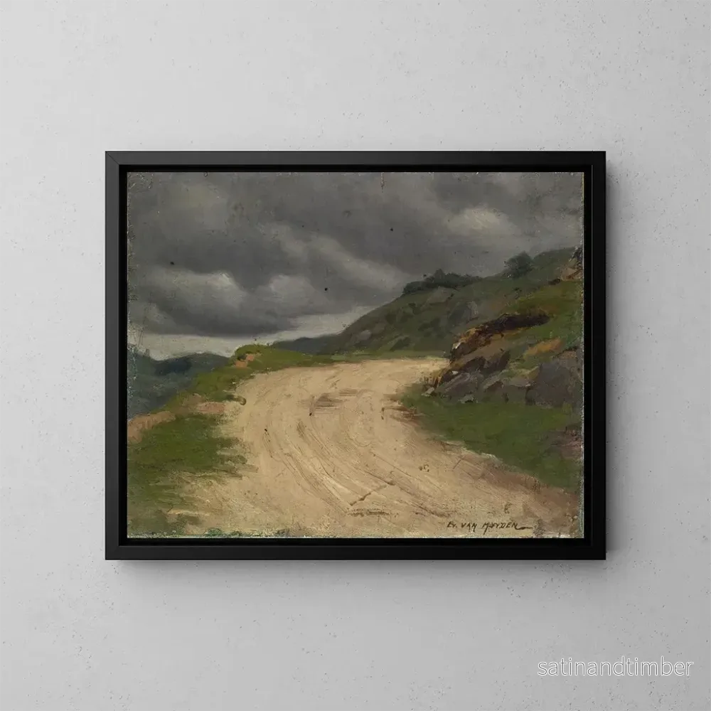 Reproduktion av målningen Route de Mornex – Evert Louis van Muyden Reproduktion av målningen Route de Mornex – Evert Louis van Muyden