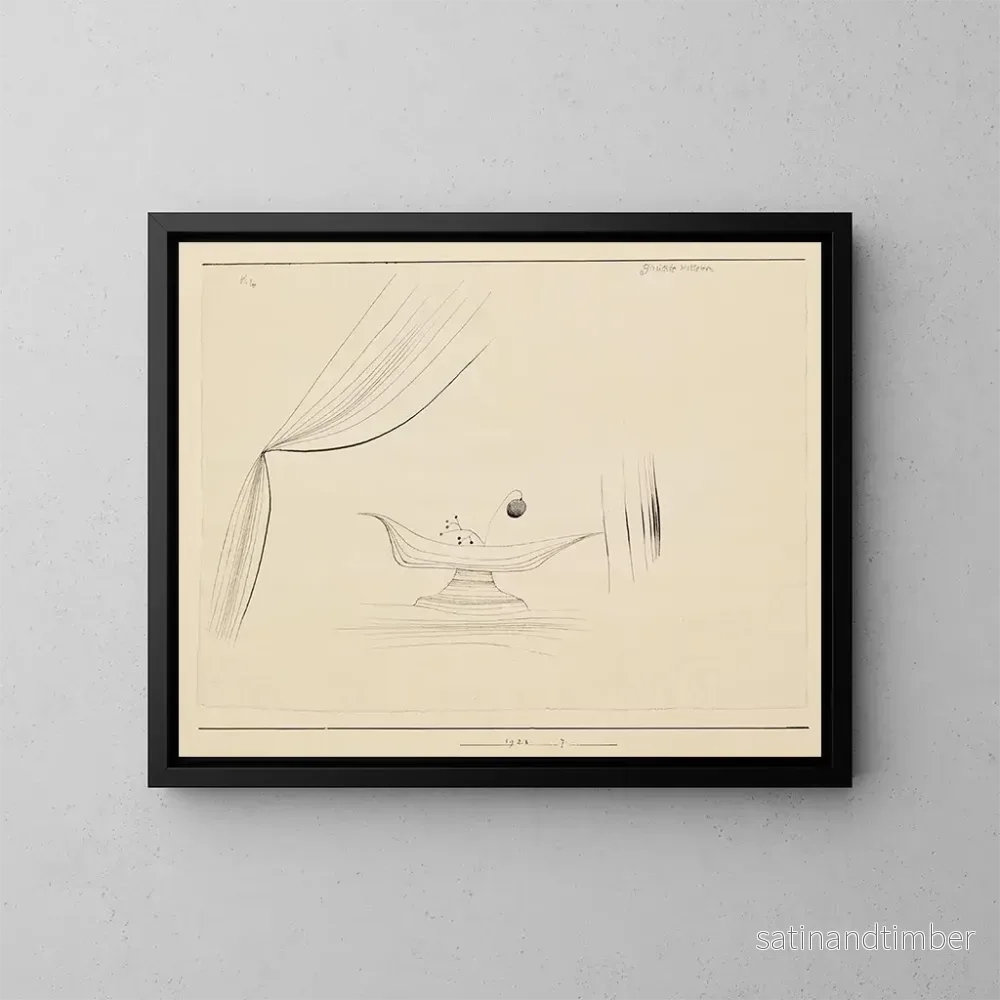 Reproduktion av målningen Naturtavla med frukt - Paul Klee
