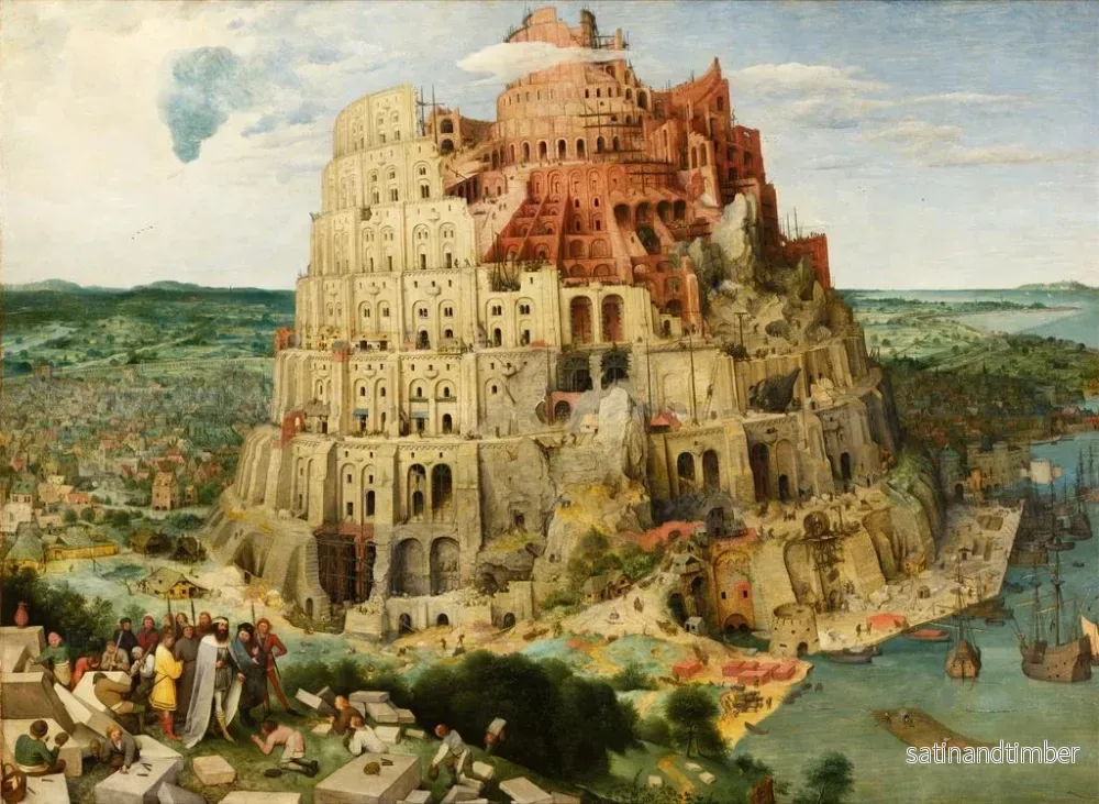 Reproduktion av målningen La Tour de Babel - Pieter Bruegel den äldre - Bild 2