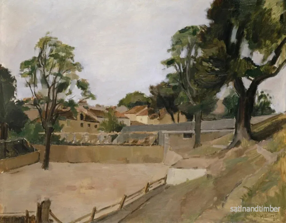 Reproduktion av målningen Plaza de toros à Collioure 1935 - Max Birrer - Bild 2