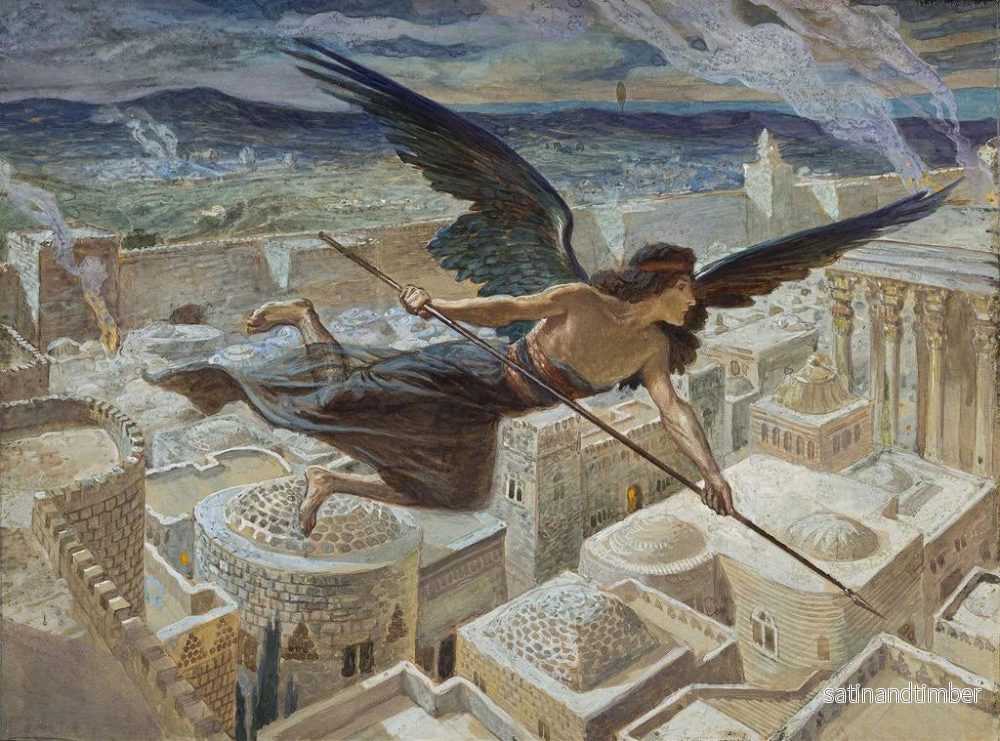 Reproduktion av målningen Le massacre des Assyriens - James Tissot - Bild 2
