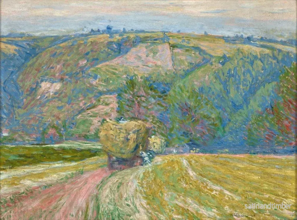 Reproduktion av målningen Vagn med hö - Józef Pankiewicz - Bild 2