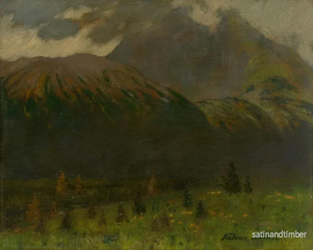 Reproduktion av målningen Gerlachov - Ferdinand Katona - Bild 2