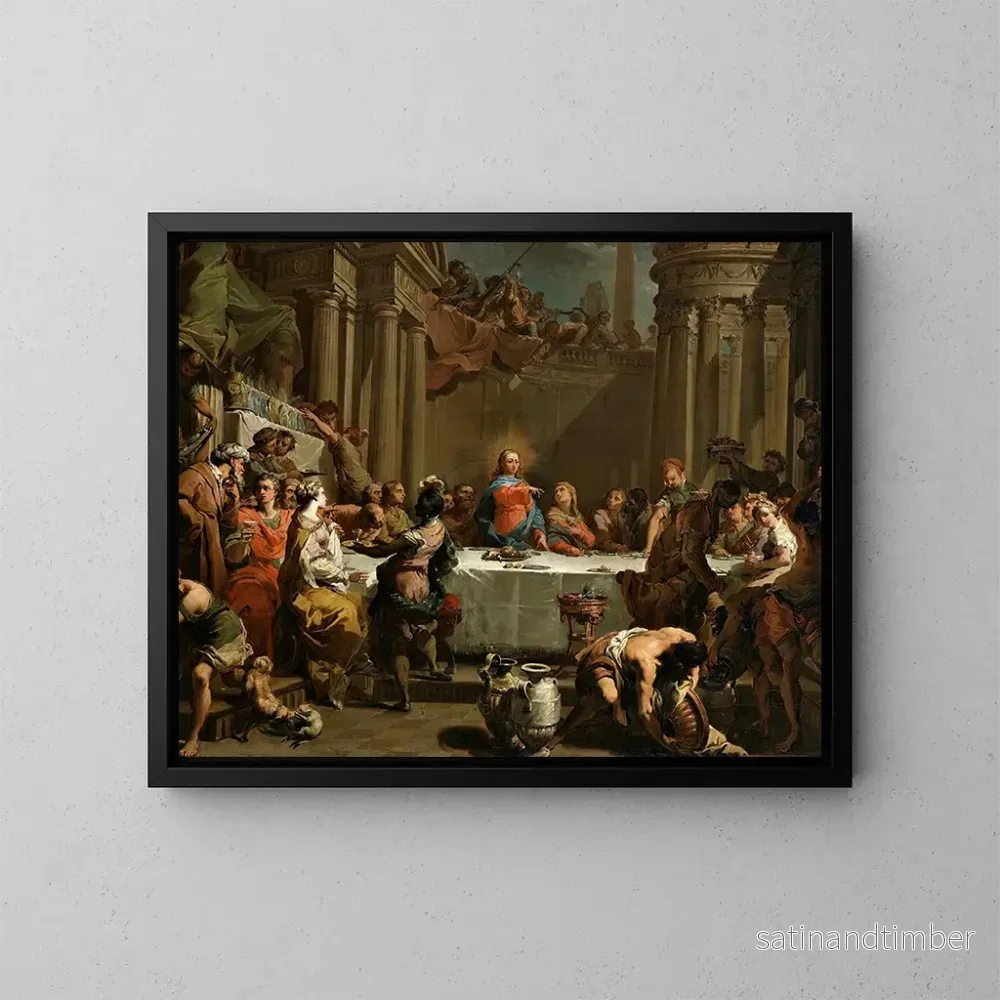 Reproduktion av målningen Les Noces de Cana - Gaetano Gandolfi