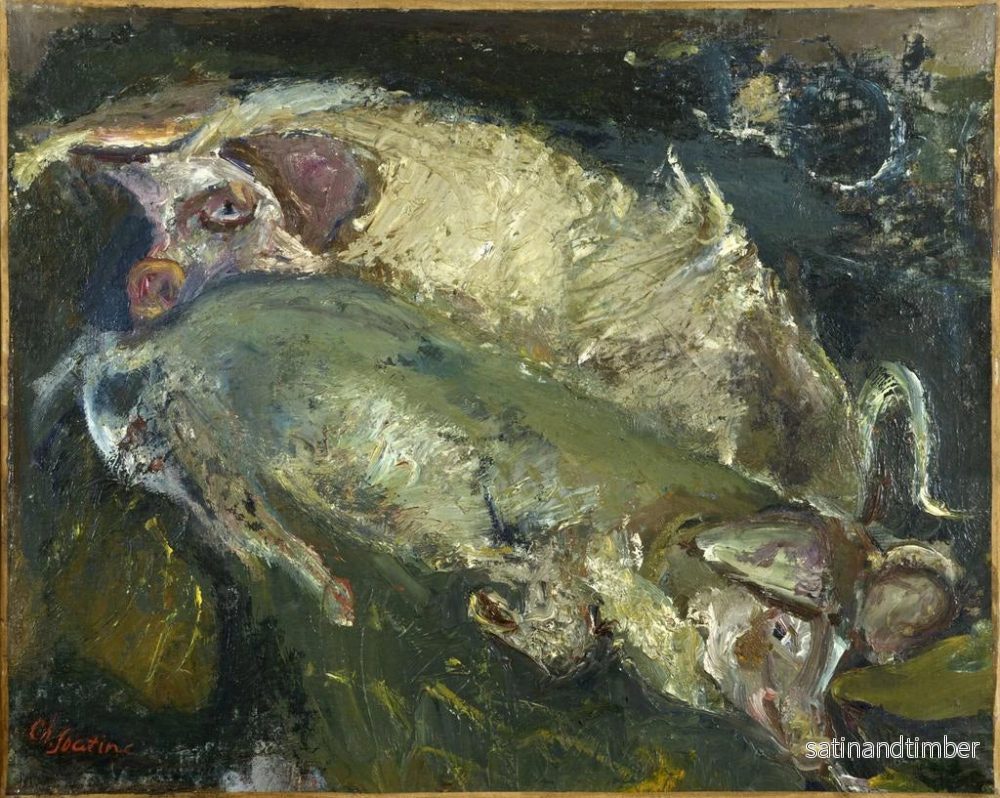 Reproduktion av målningen Les cochons - Chaïm Soutine - Bild 2