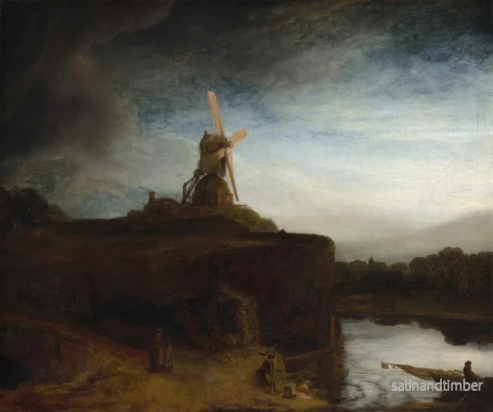 Reproduktion av målningen Le Moulin - Rembrandt van Rijn - Bild 2