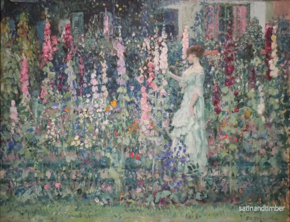 Reproduktion av målningen Althéas - Frederick Carl Frieseke - Bild 2