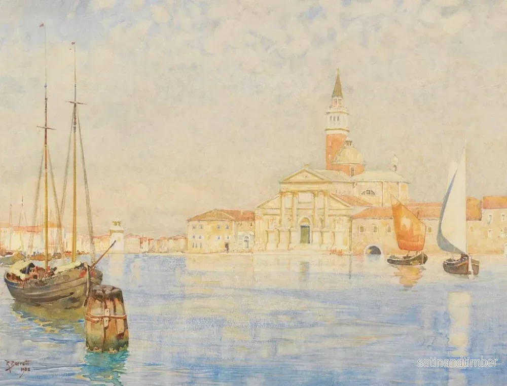 Reproduktion av målningen San Giorgio Maggiore, Venedig - Reginald Barratt - Bild 2