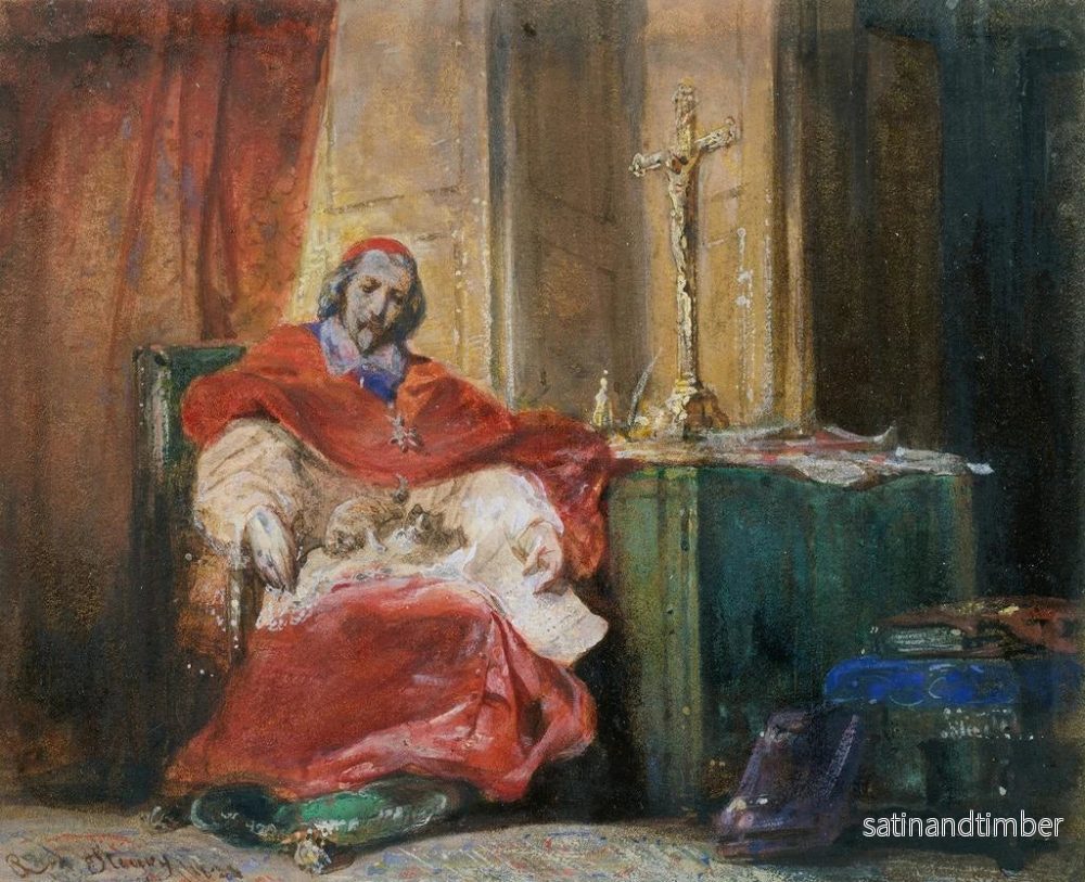 Reproduktion av målningen Cardinal de Richelieu - Joseph Nicolas Robert-Fleury - Bild 2