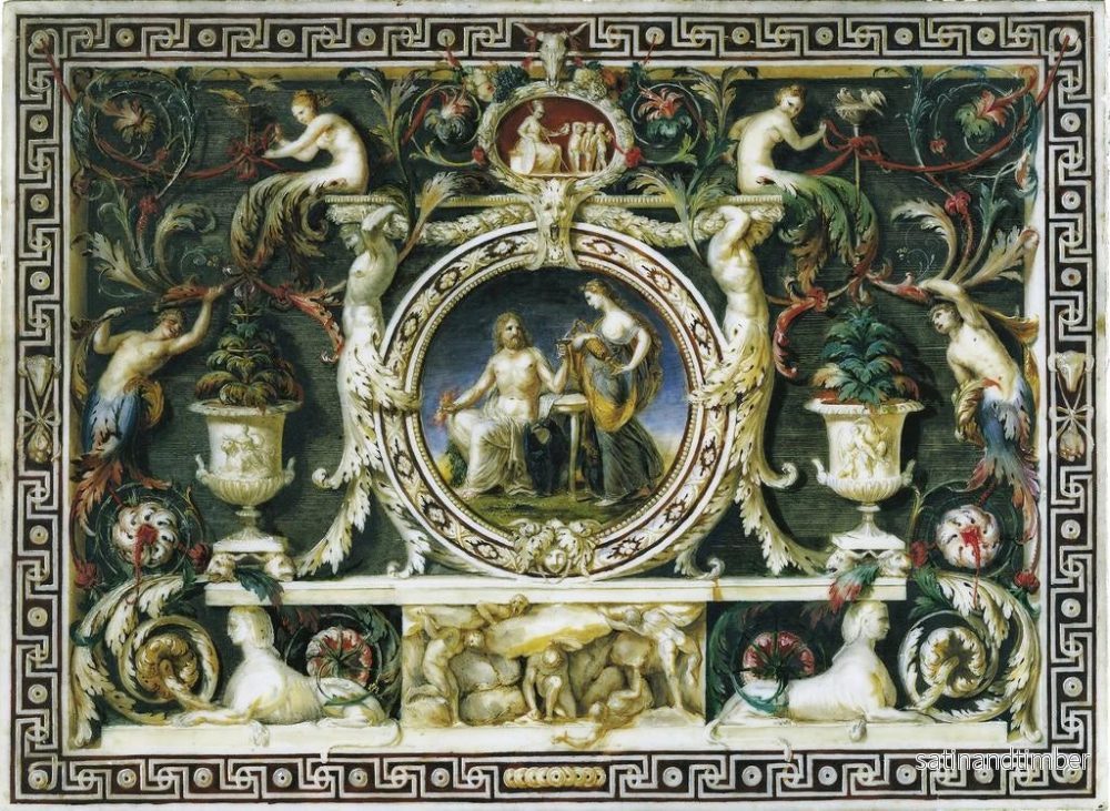Reproduktion av målningen Jupiter och Hébé - Ignaz Unterberger - Bild 2