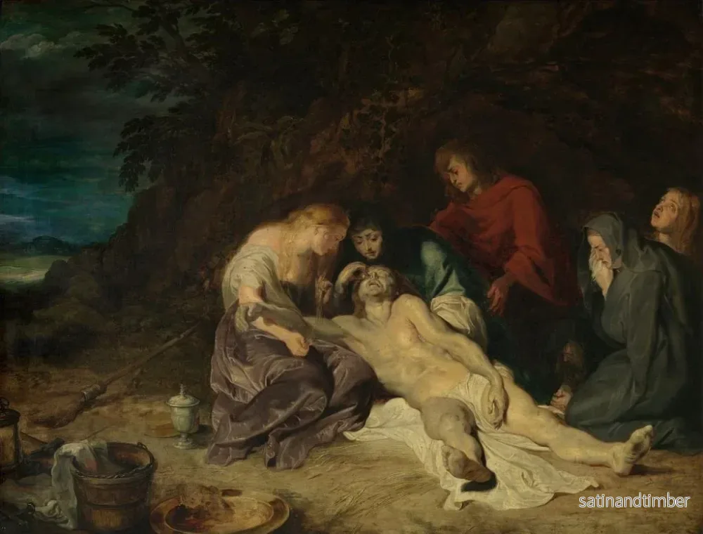 Reproduktion av målningen La Lamentation sur le Christ mort - Peter Paul Rubens - Bild 2