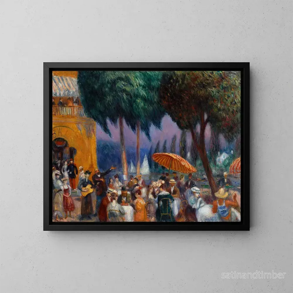 Reproduktion av målningen Söndag vid Marne - William James Glackens