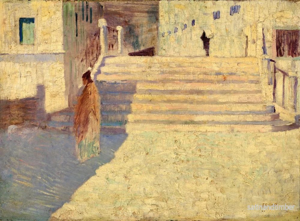 Reproduktion av målningen Kvinnor nära trappan nr II - Frank Edwin Scott - Bild 2