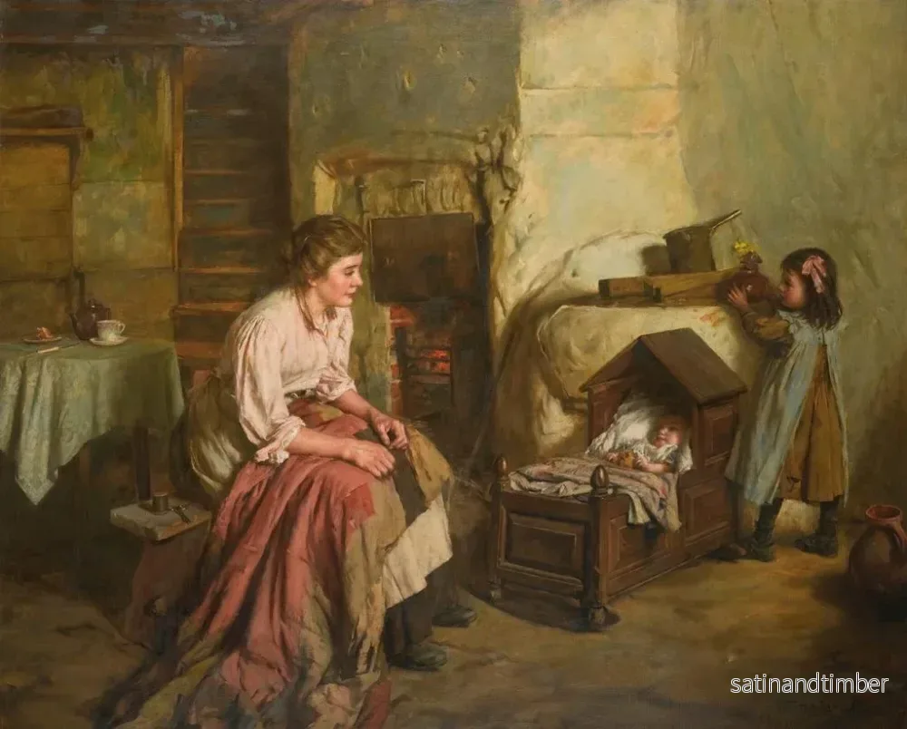 Reproduktion av målningen Maternité - Walter Langley - Bild 2