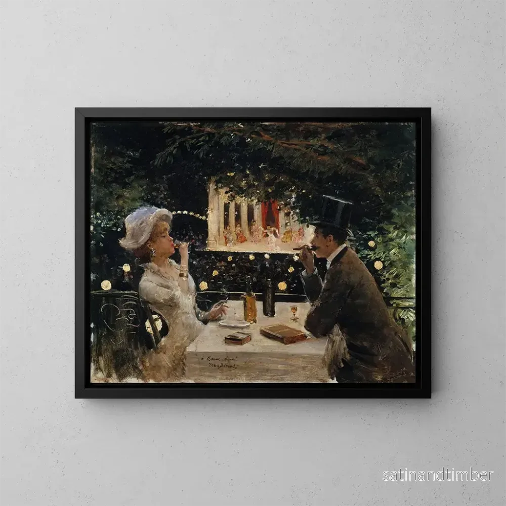 Reproduktion av målningen Dîner aux Ambassadeurs - Jean Béraud
