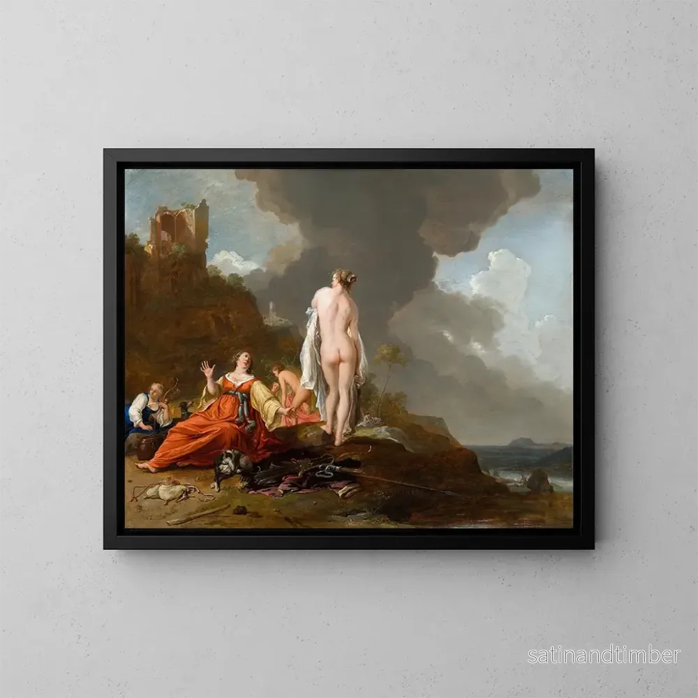 Reproduktion av målningen Landskap med nymfer och Diana – Bartholomeus Breenbergh Reproduktion av målningen Landskap med nymfer och Diana – Bartholomeus Breenbergh