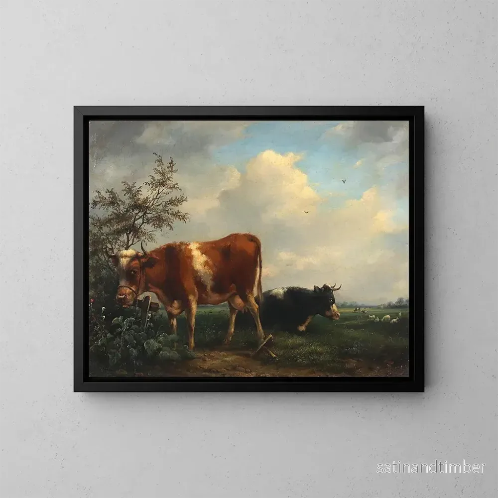 Reproduktion av målningen Khe sur la prairie - Dirk Van Lokhorst