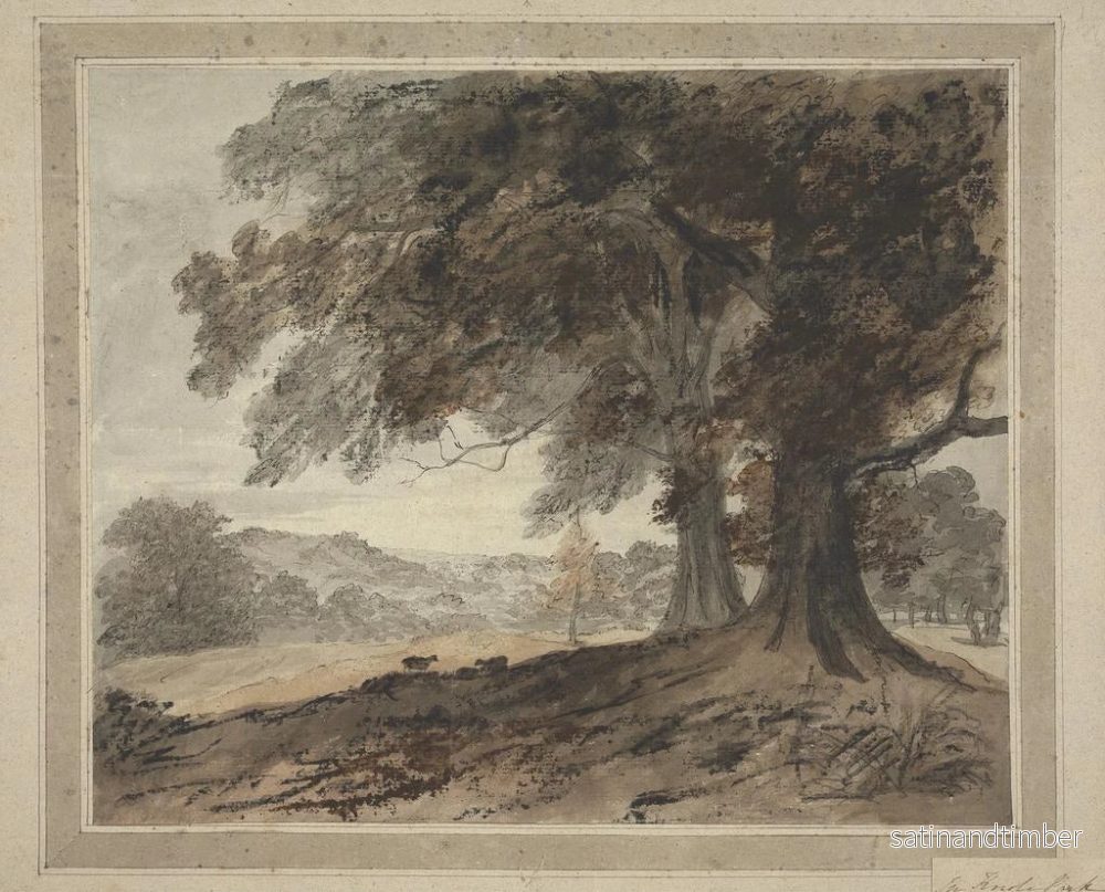Reproduktion av målningen i parken vid Knole - Heneage Finch, 4:e earl av Aylesford - Bild 2