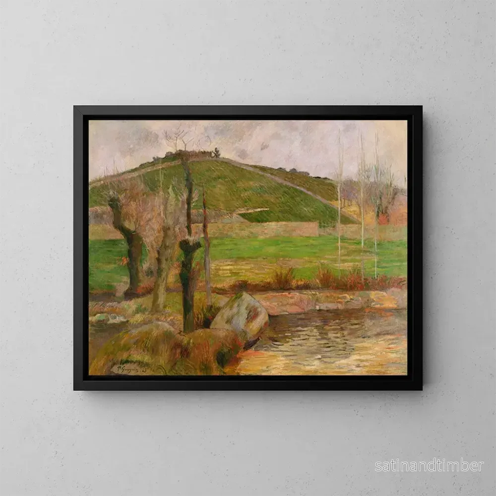 Reproduktion av målningen Landskap nära Pont-Aven - Paul Gauguin