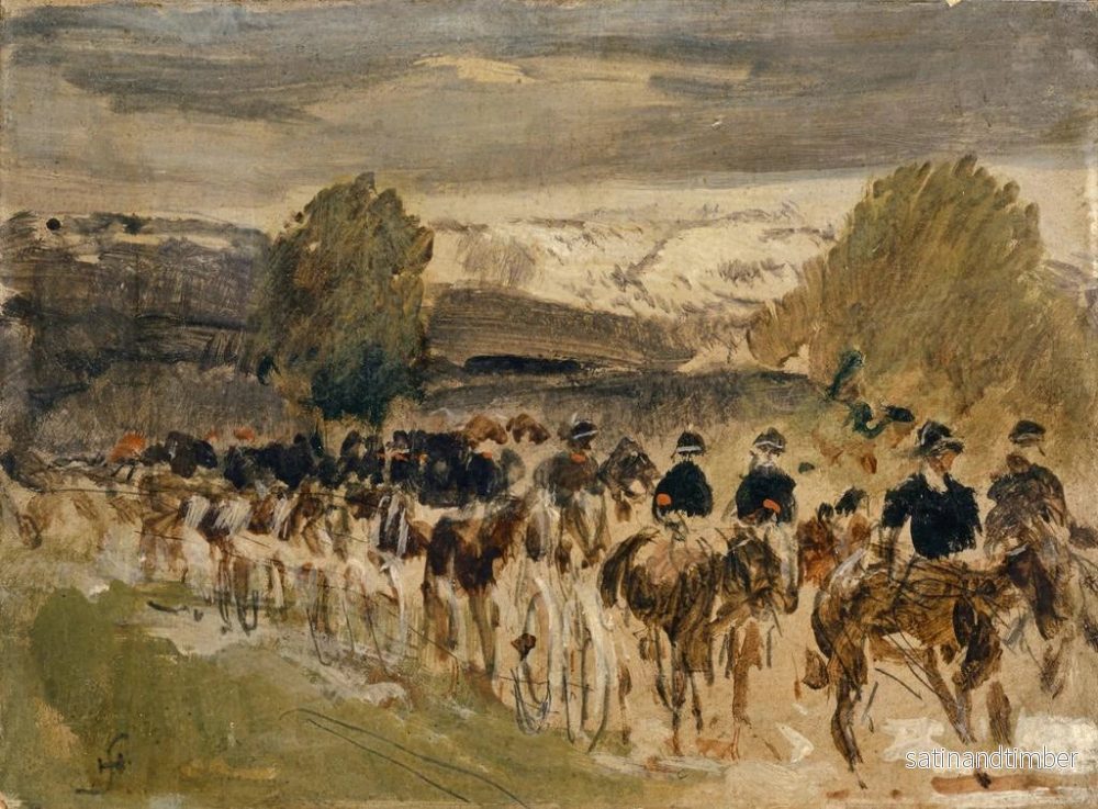 Reproduktion av målningen av Neuchâtel artilleri i rörelse från Thun till Fribourg - Hans Sandreuter - Bild 2