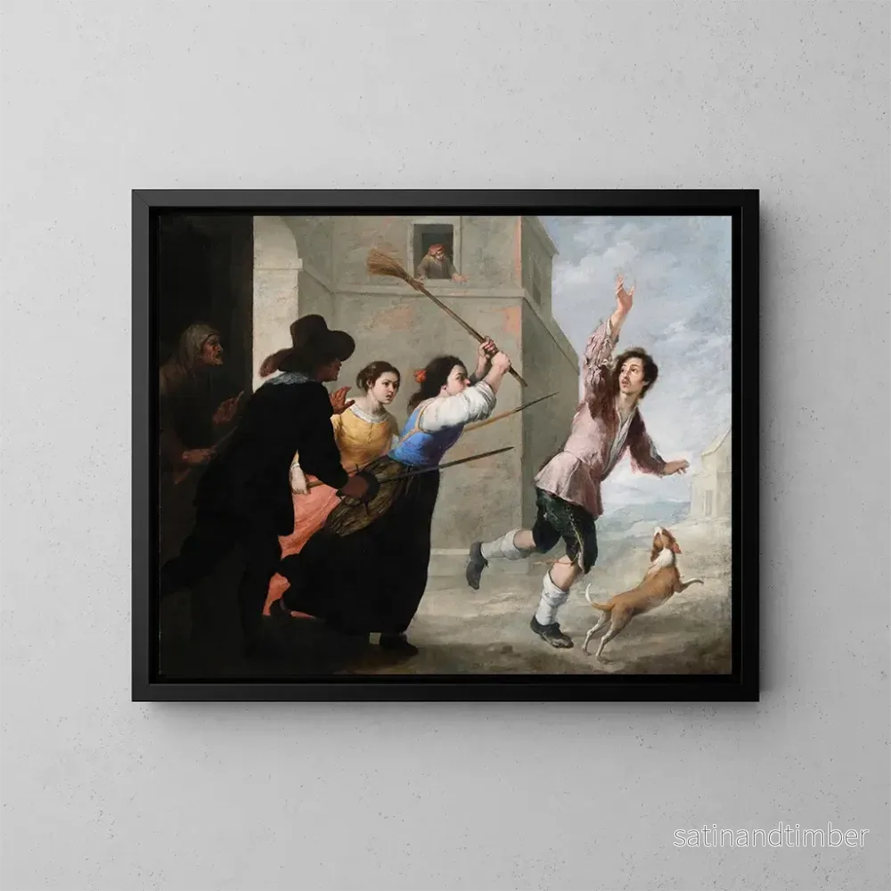 Reproduktion av målningen Le Fils prodigue chassé – Bartolomé Esteban Murillo Reproduktion av målningen Le Fils prodigue chassé – Bartolomé Esteban Murillo
