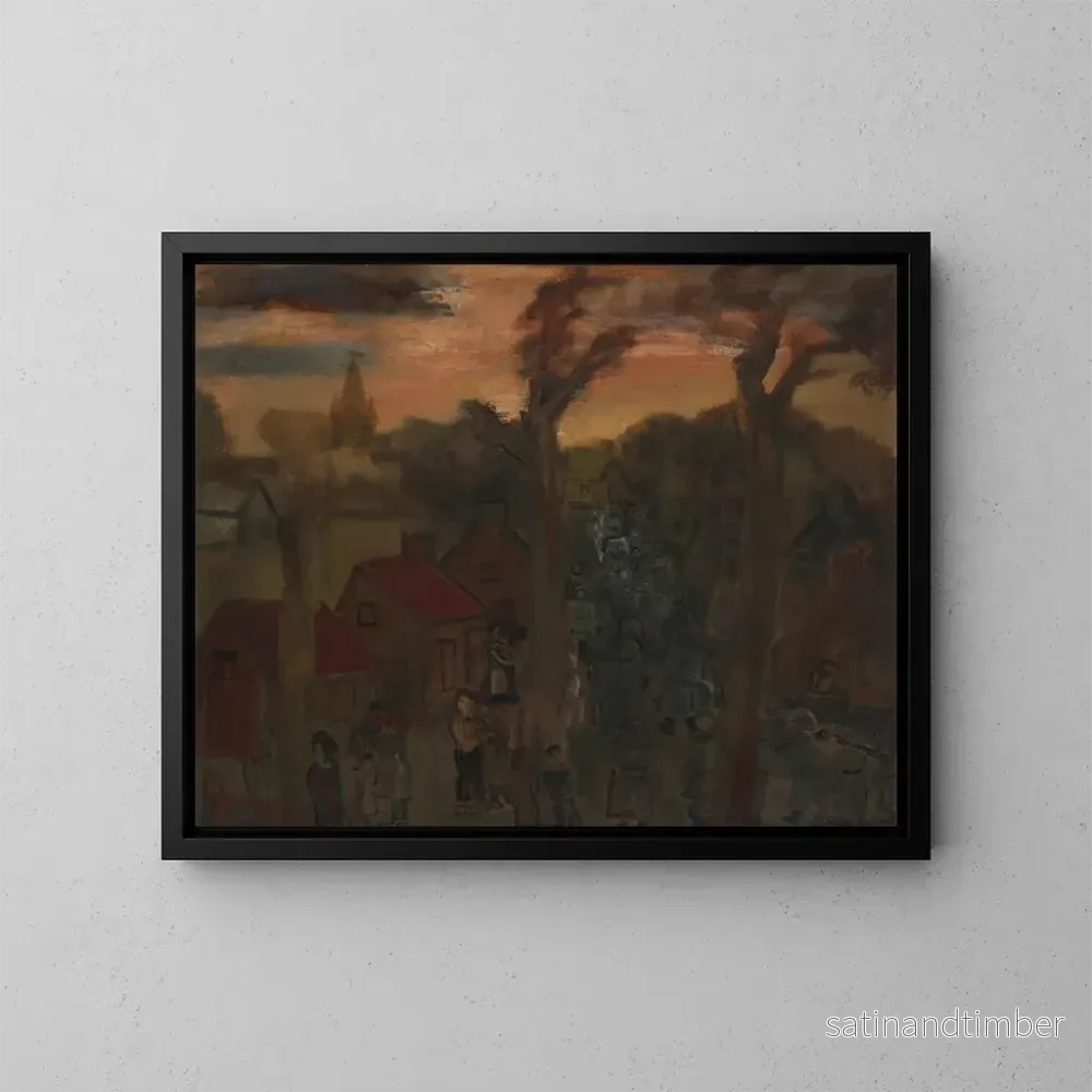 Reproduktion av målningen Jabbeke år 1940 – Constant Permeke Reproduktion av målningen Jabbeke år 1940 – Constant Permeke