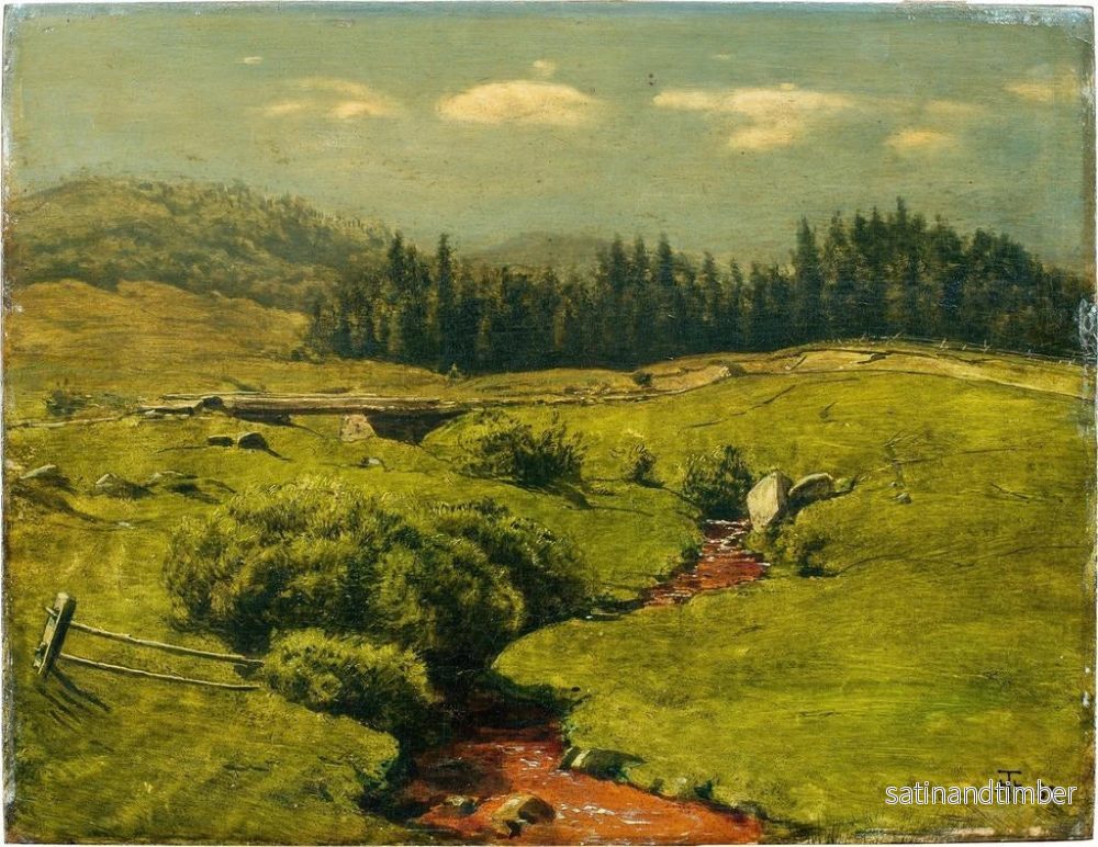 Reproduktion av målningen Le ruisseau brun - Hans Thoma - Bild 2