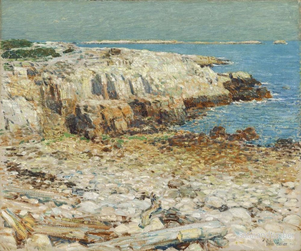 Reproduktion av målningen En nordostlig udde - Childe Hassam - Bild 2