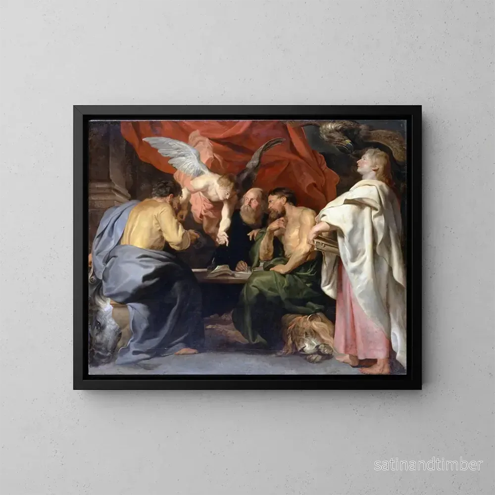 Reproduktion av målningen Les quatre Évangélistes – Peter Paul Rubens Reproduktion av målningen Les quatre Évangélistes – Peter Paul Rubens