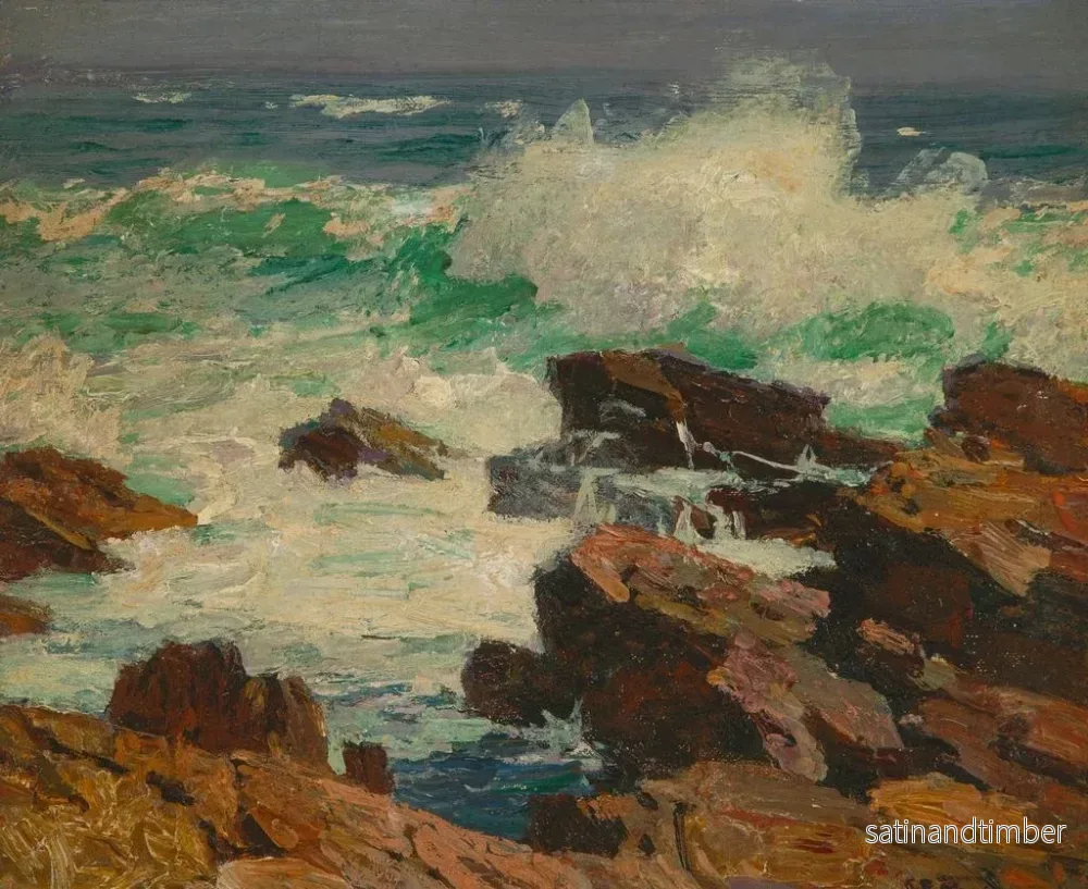 Reproduktion av målningen Vågiga vågor - Edward Henry Potthast - Bild 2