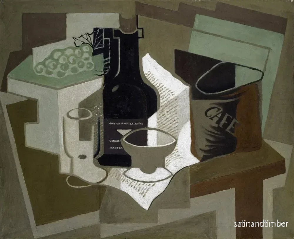 Reproduktion av målningen Le Sac de café - Juan Gris - Bild 2