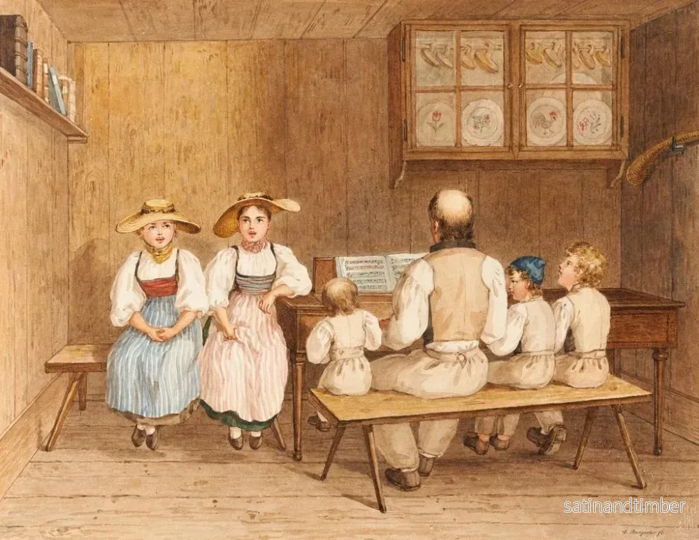 Reproduktion av målningen La Cabane du Giesbach - Daniel David Burgdorfer - Bild 2