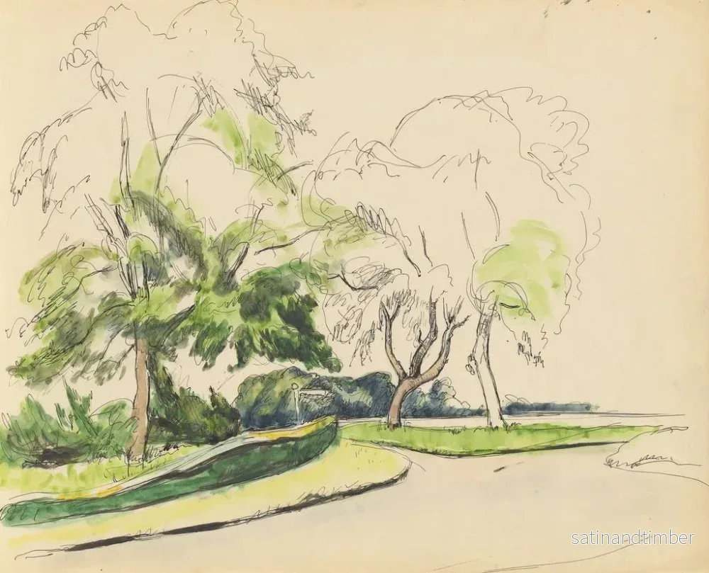 Reproduktion av målningen Carnet de croquis de Fred J. Porter 5 - Frederick Porter - Bild 2