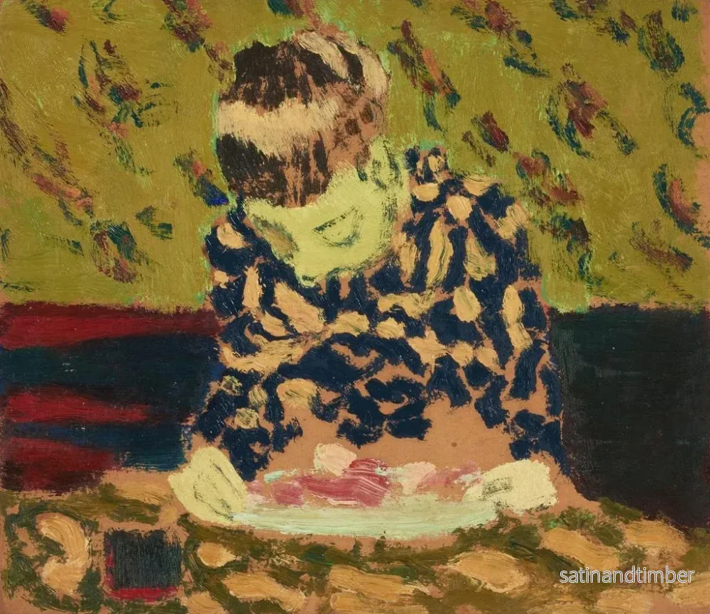 Reproduktion av målningen Marie tittar på sitt arbete - Édouard Vuillard - Bild 2