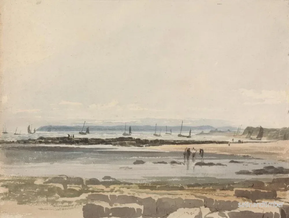 Reproduktion av målningen Strandscen - Samuel Prout - Bild 2