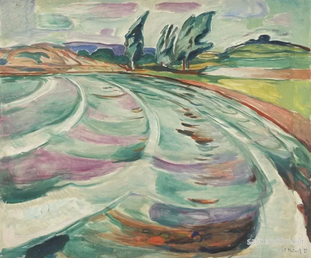 Reproduktion av målningen La Våg - Edvard Munch - Bild 2