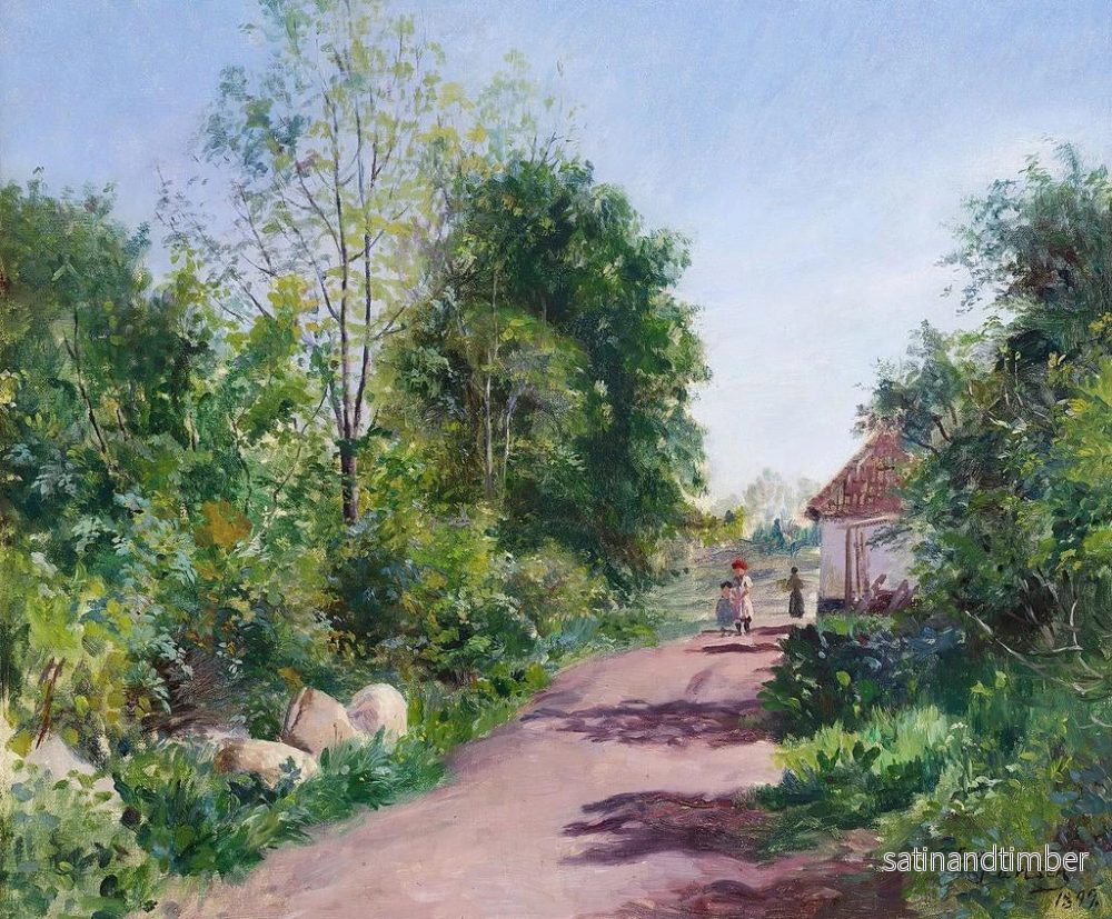 Reproduktion av målningen Prendre un chemin - Carl Carlsen - Bild 2
