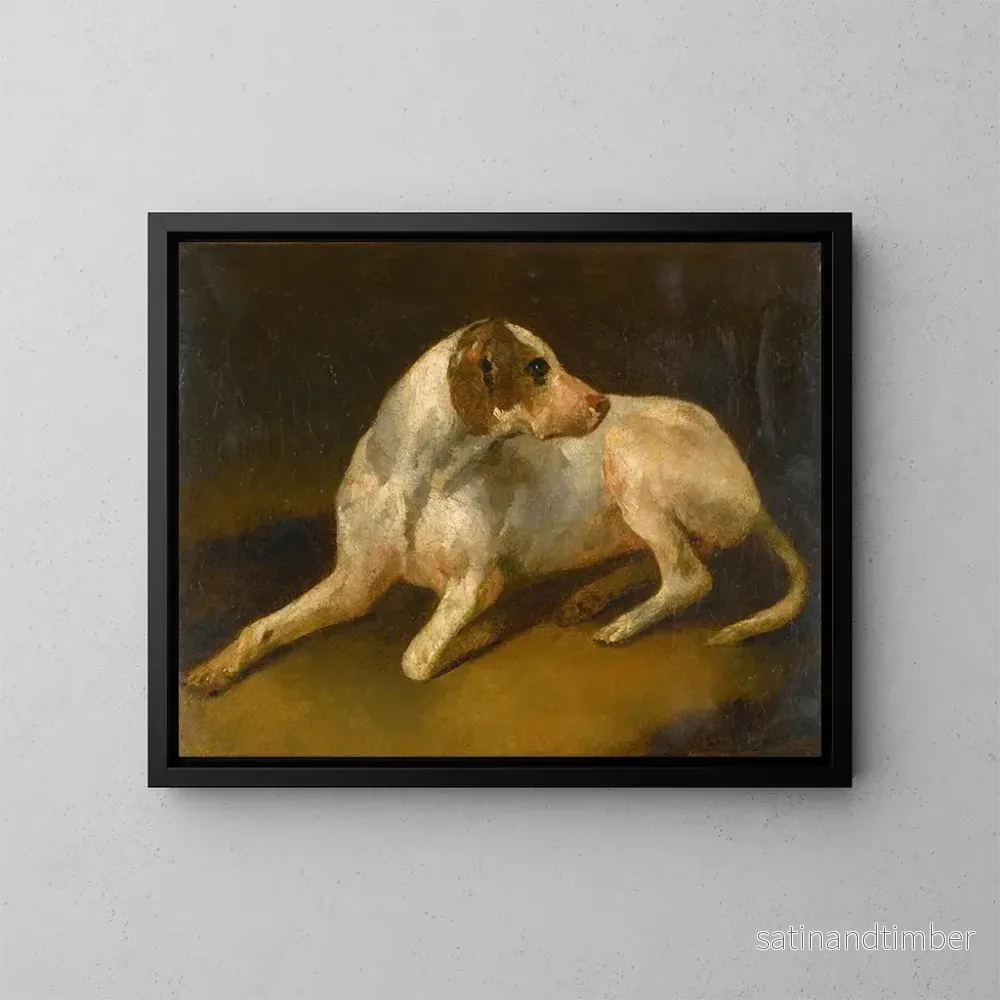 Reproduktion av målningen Alerte – Cercle de Sir Edwin Henry Landseer Reproduktion av målningen Alerte – Cercle de Sir Edwin Henry Landseer