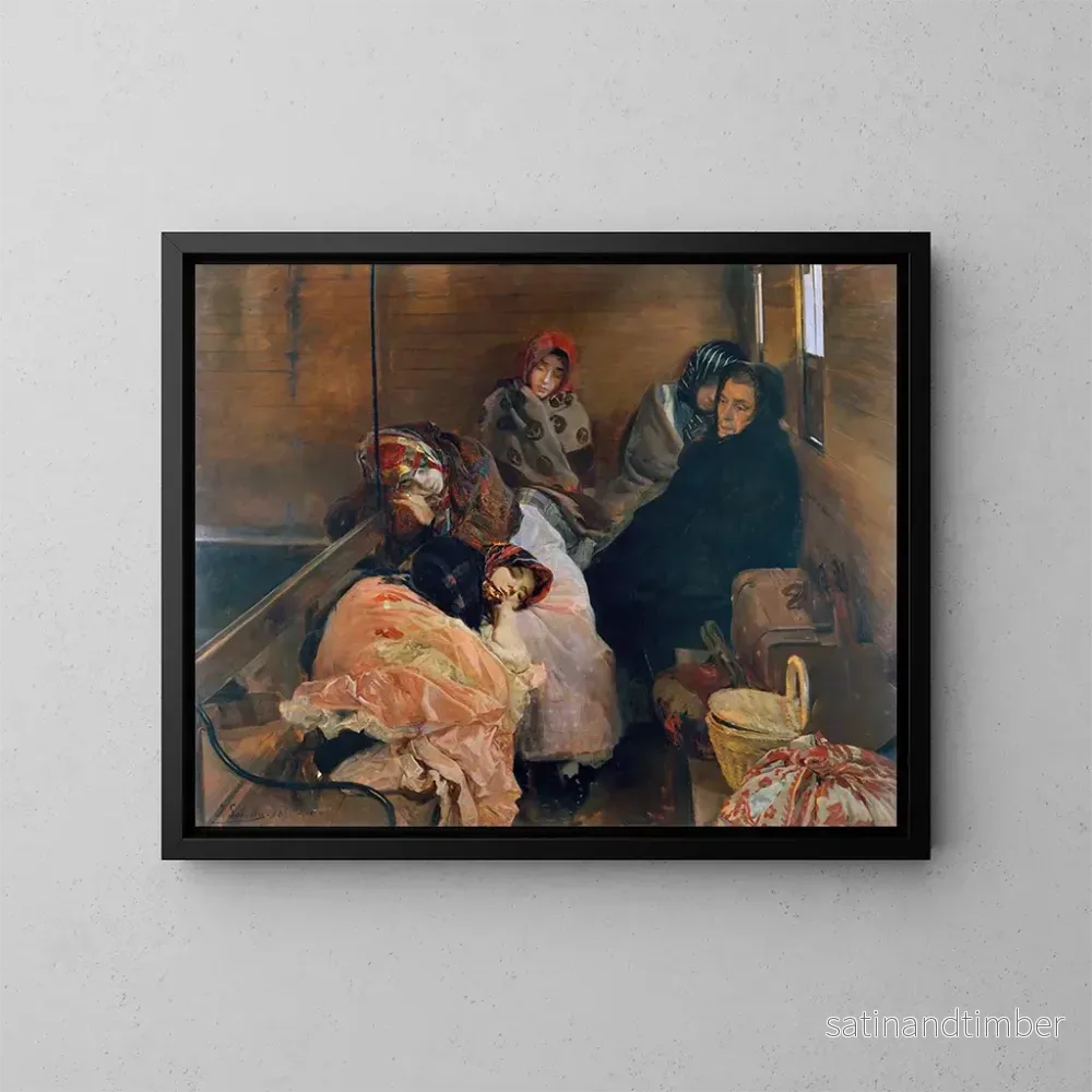 Reproduktion av målningen Traite des esclaves blancs - Joaquín Sorolla